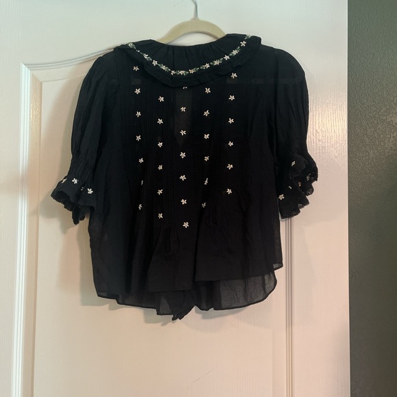 Doen hettie top in black - Picture 4 of 4